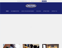 Tablet Screenshot of chestershotel.co.uk